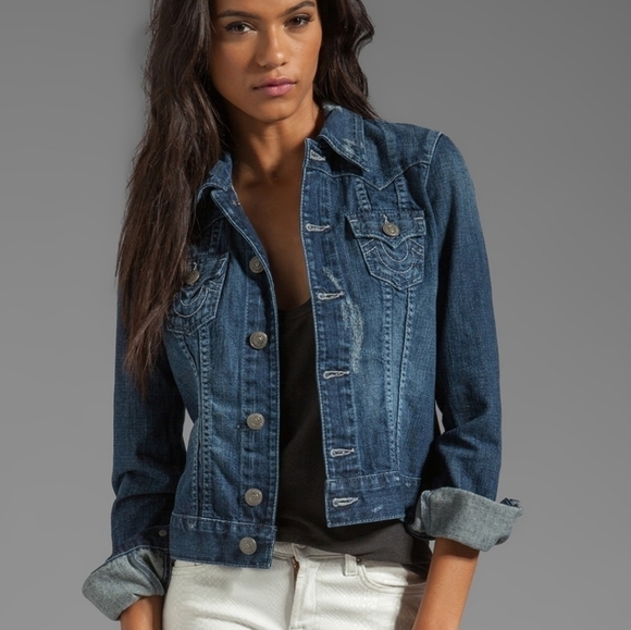 TRUE Religion Jimmy Jean Jacket Women’s XS - Picture 1 of 14